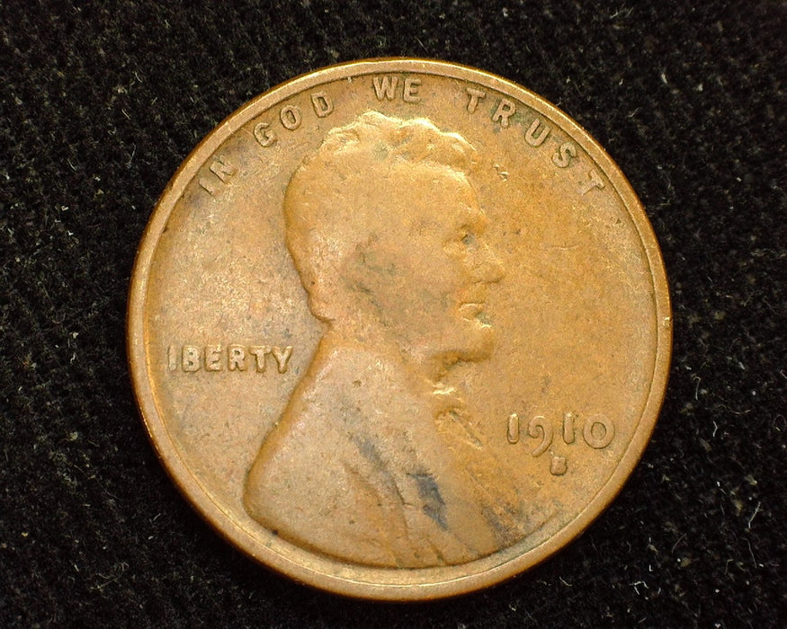 1910 S Lincoln Wheat Cent VG - US Coin