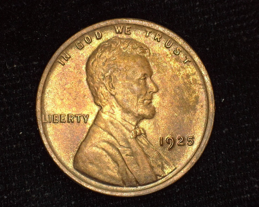 1925 Lincoln Wheat Cent Choice+ Red Brown BU - US Coin