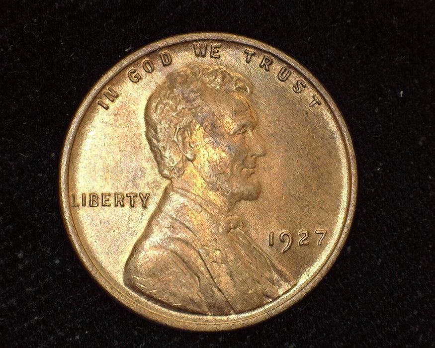 1927 Lincoln Wheat Cent Choice Red BU - US Coin