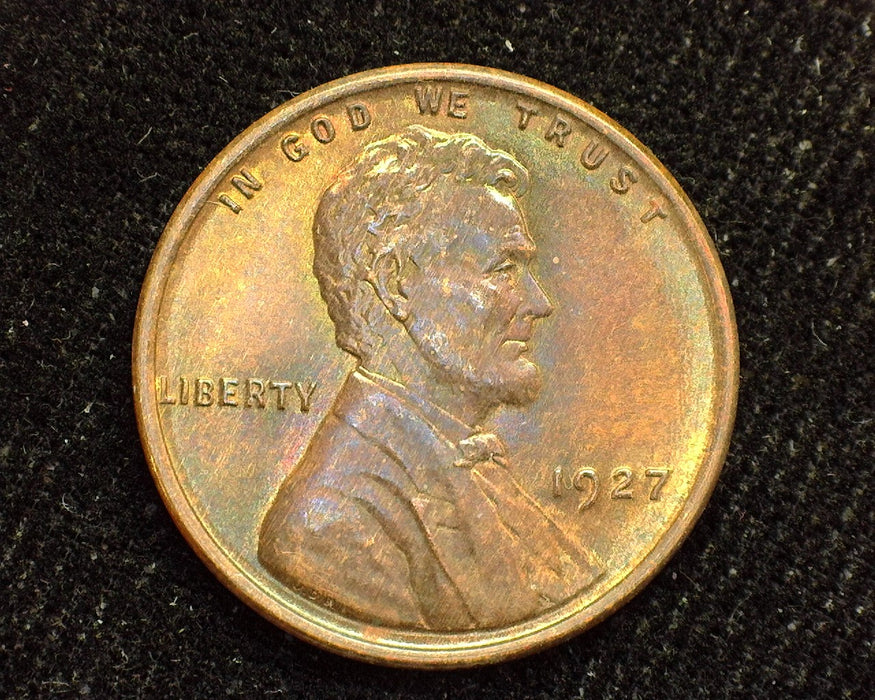 1927 Lincoln Wheat Cent Choice+ Red BU - US Coin