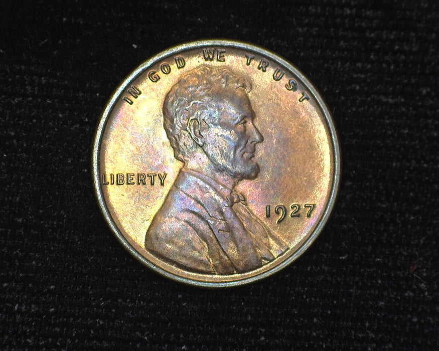 1927 Lincoln Wheat Cent Choice+ Red BU - US Coin