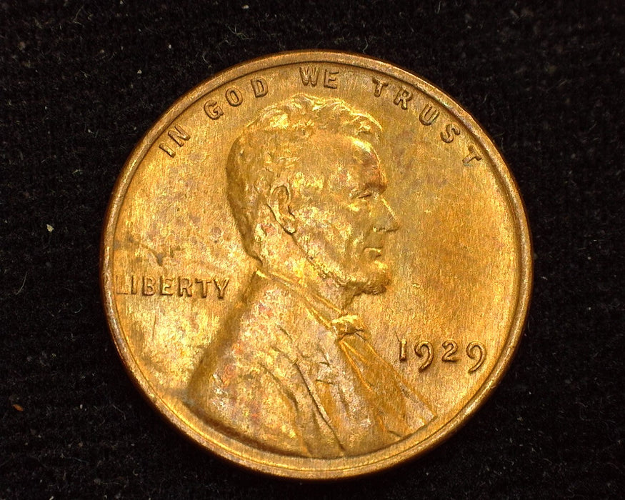 1929 Lincoln Wheat Cent Choice Red BU - US Coin