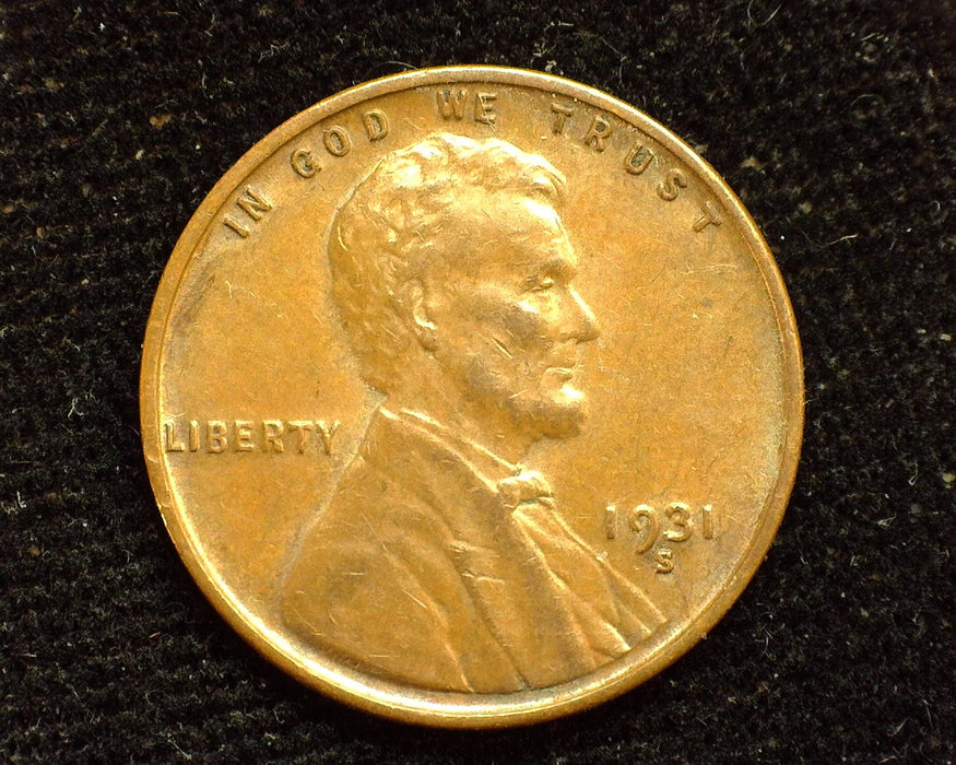 1931 S Lincoln Wheat Cent XF - US Coin