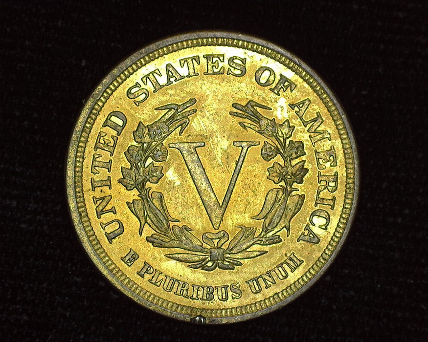 1883 Liberty Head Racketeer Nickel No Cents - US Coin
