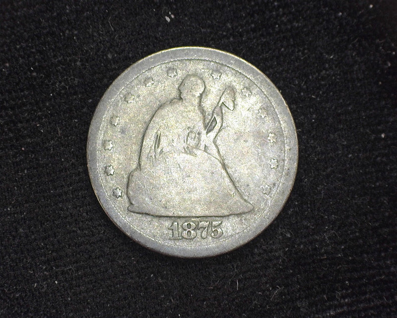 1875 S Liberty Seated Twenty Cents G - US Coin