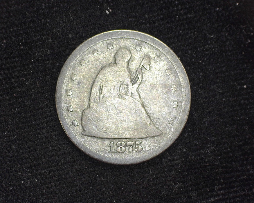1875 S Liberty Seated Twenty Cents G - US Coin