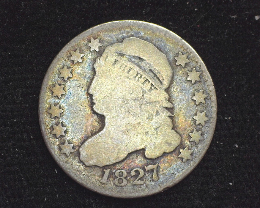 1827 Capped Bust Dime VG - US Coin