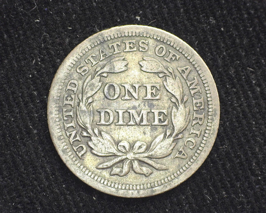 1853 Arrows Liberty Seated Dime VF - US Coin