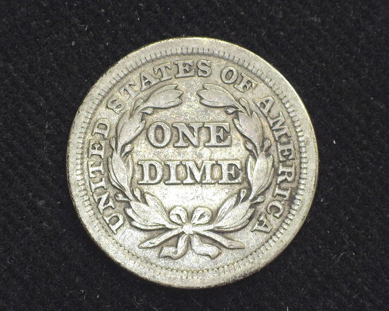 1857 Liberty Seated Dime VF - US Coin