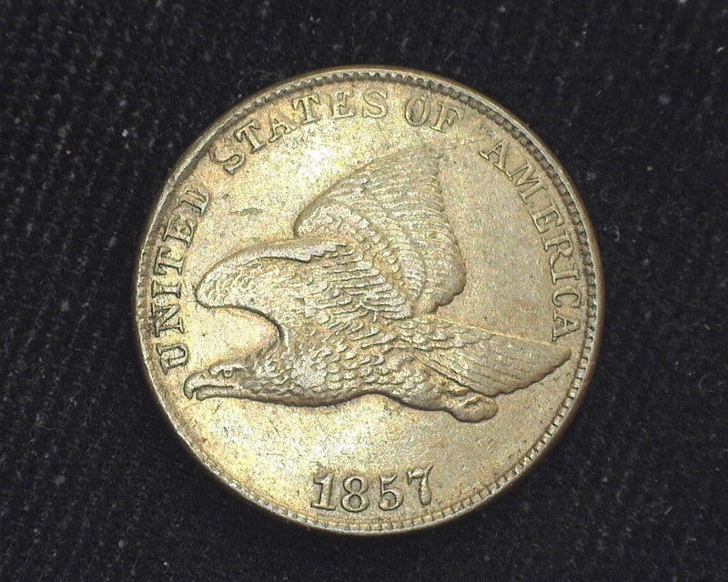1857 Flying Eagle Penny/Cent AU - US Coin