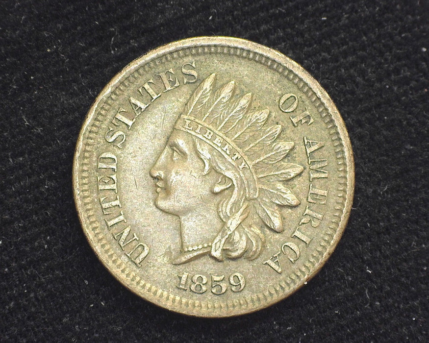 1859 Indian Head Penny/Cent XF+ - US Coin