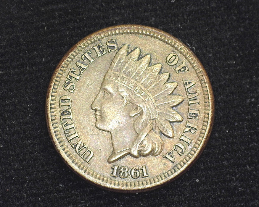 1861 Indian Head Penny/Cent XF - US Coin