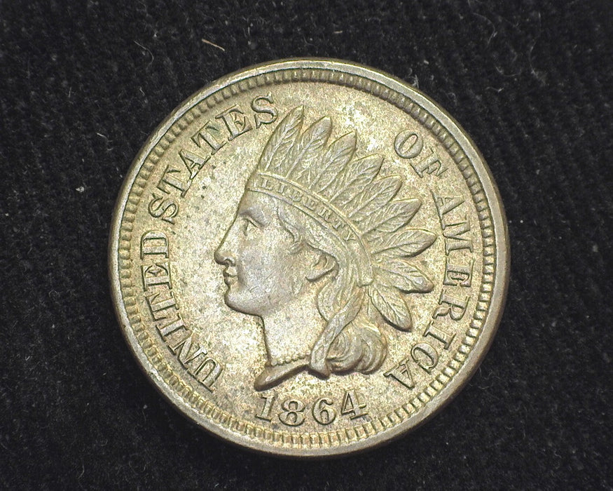 1864 Copper Nickel Indian Head Penny/Cent AU - US Coin
