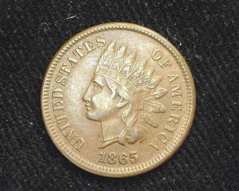 1865 Indian Head Penny/Cent Fancy 5 XF - US Coin