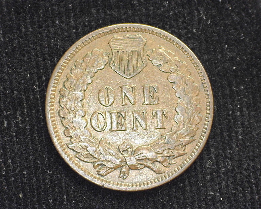 1873 Open Indian Head Penny/Cent F/VF - US Coin
