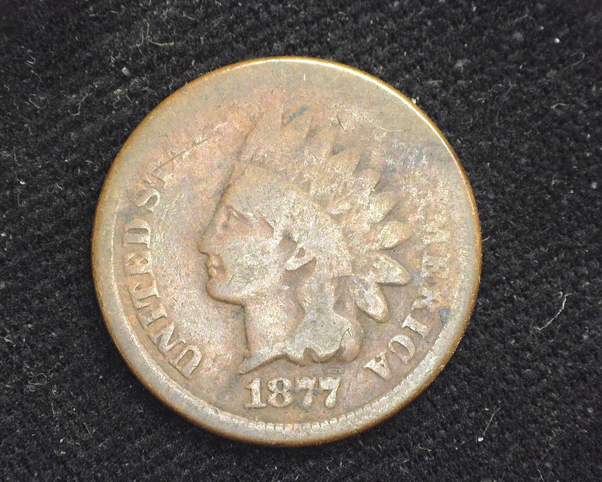 1877 Indian Head Penny/Cent AG/G - US Coin