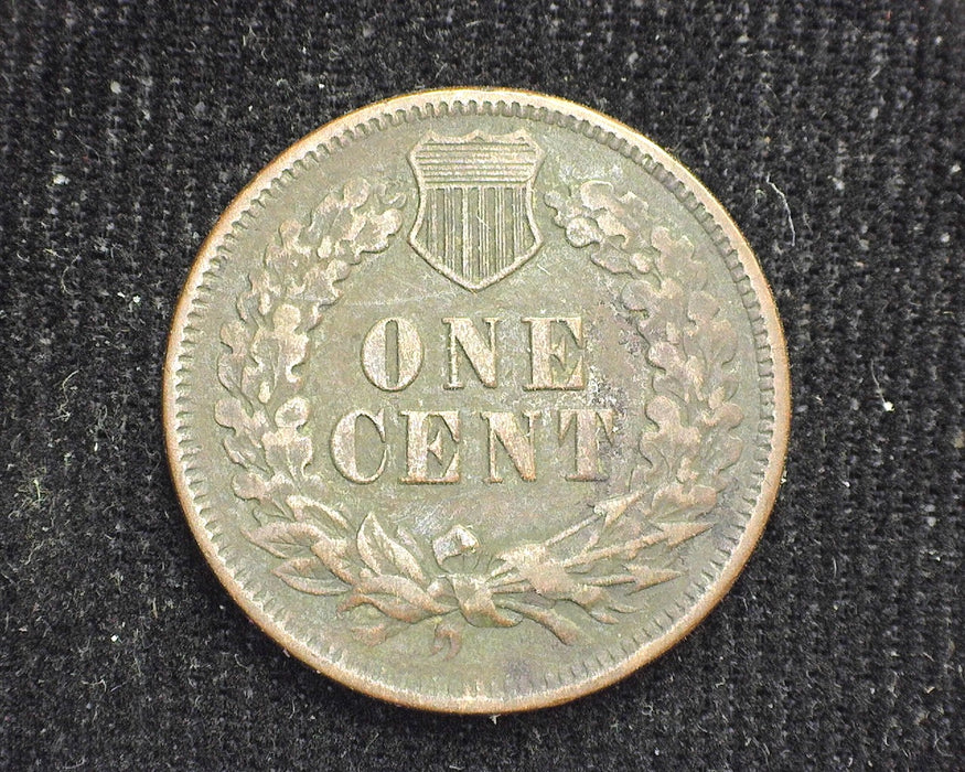 1878 Indian Head Penny/Cent Corrosion, VF - US Coin