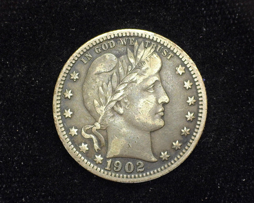 1902 Barber Quarter F/VF - US Coin