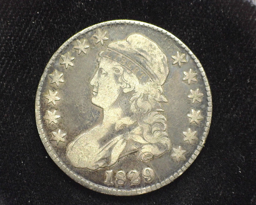 1829 Capped Bust Half Dollar F - US Coin