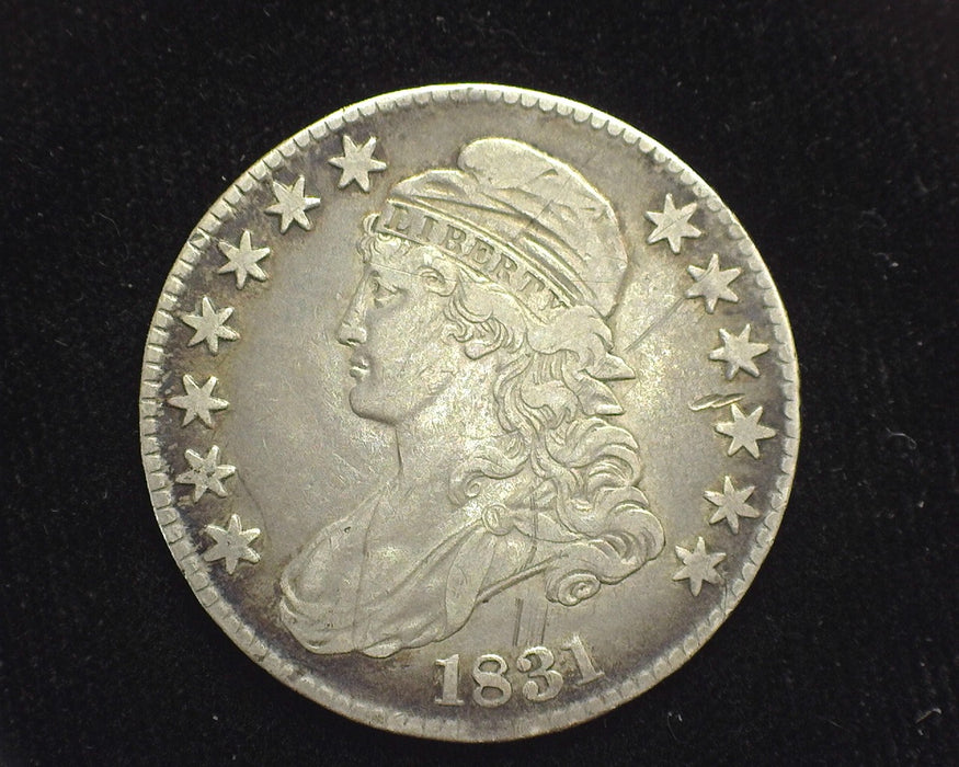 1831 Capped Bust Half Dollar VF Slight scratching - US Coin