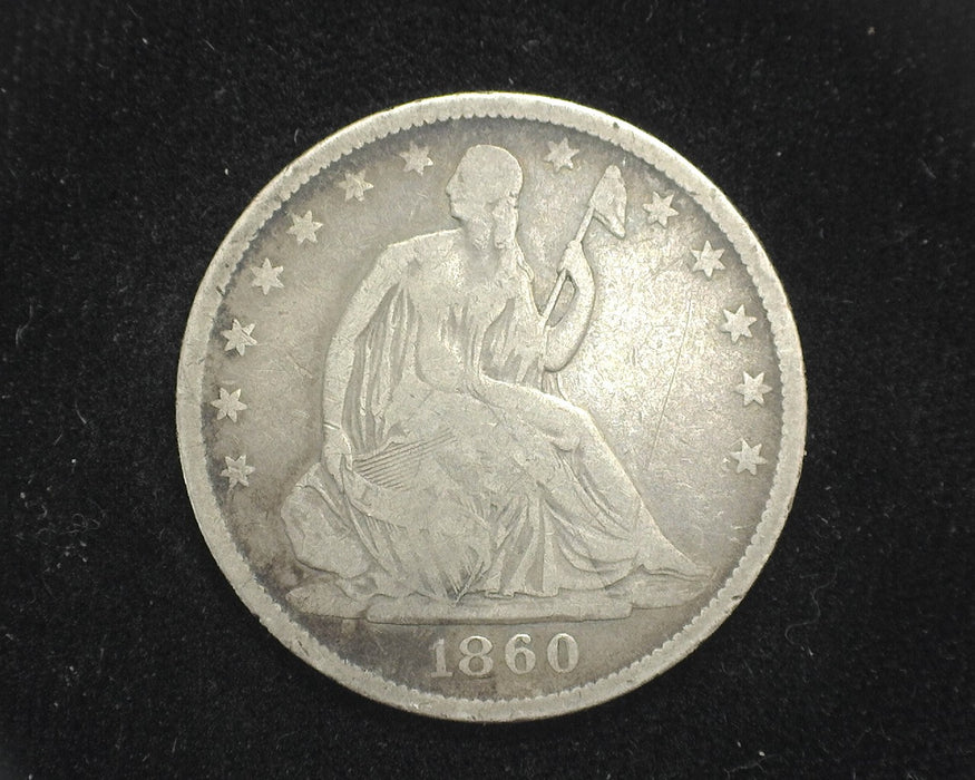 1860 O Seated Liberty Half Dollar VG - US Coin