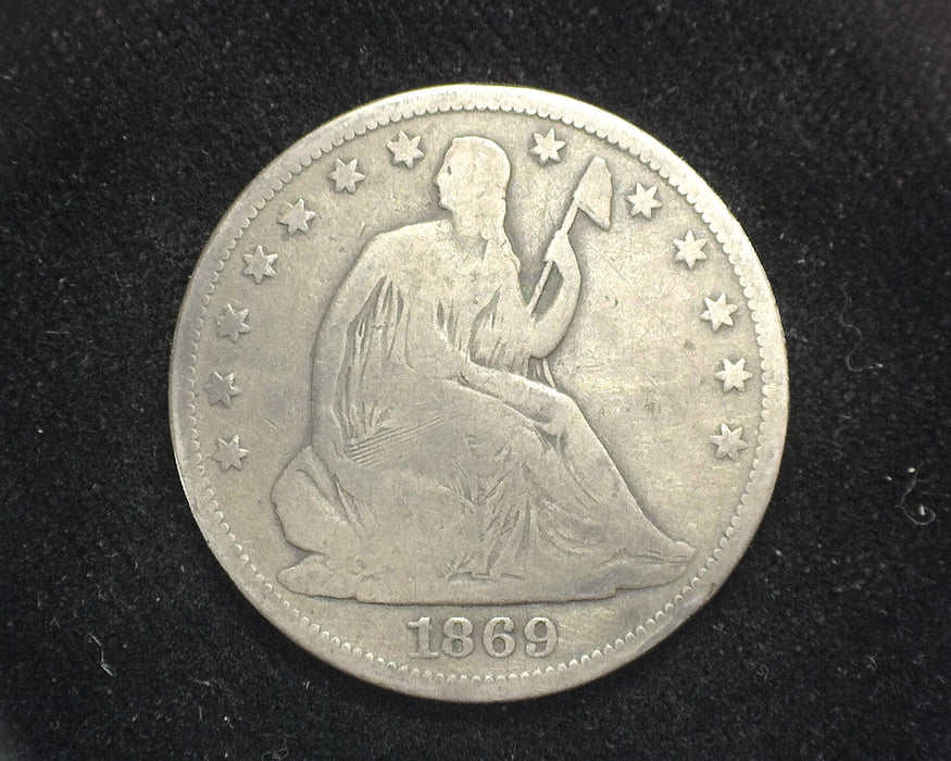 1869 S Seated Liberty Half Dollar G - US Coin