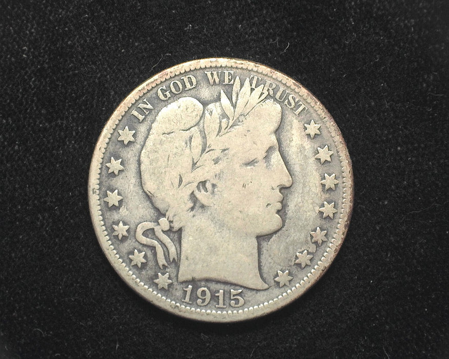 1915 D Barber Half Dollar VG - US Coin