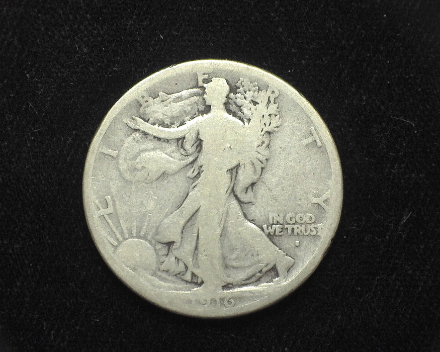 1916 S Liberty Walking Half Dollar G - US Coin