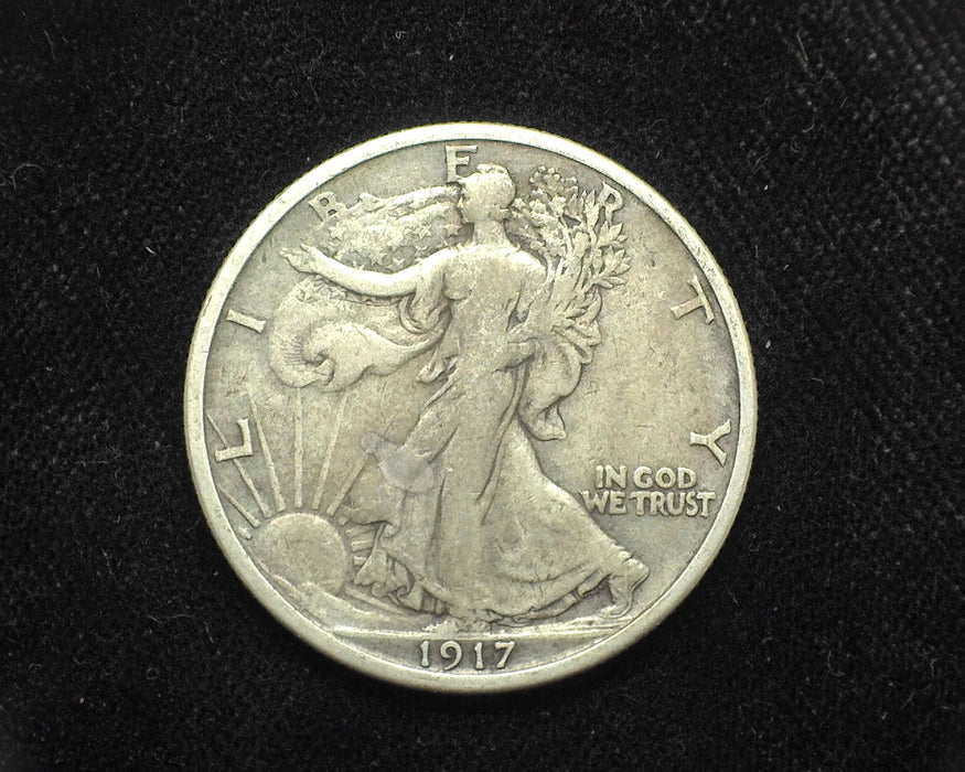 1917 Liberty Walking Half Dollar F - US Coin