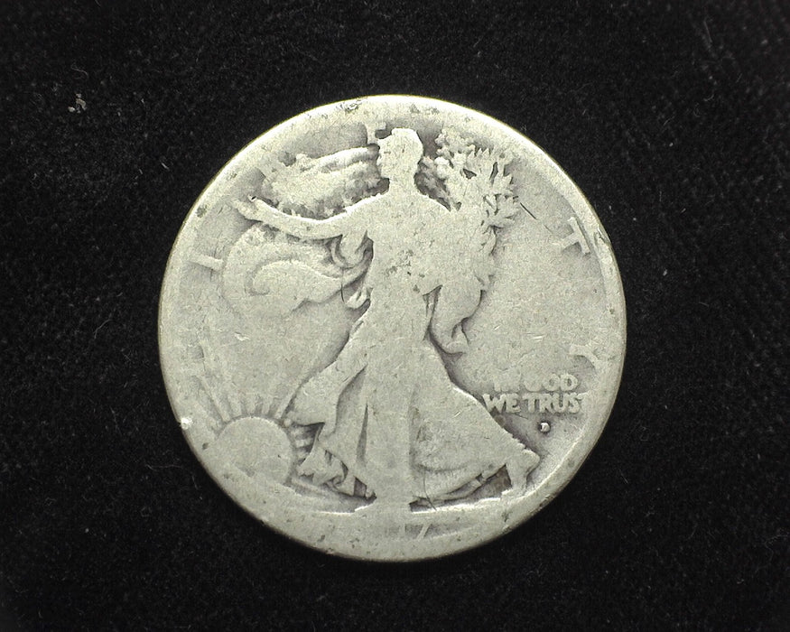 1917 D Obv Liberty Walking Half Dollar AG - US Coin