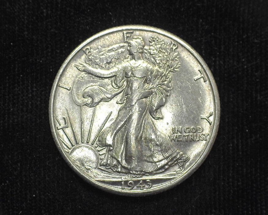 1943 D Liberty Walking Half Dollar AU - US Coin