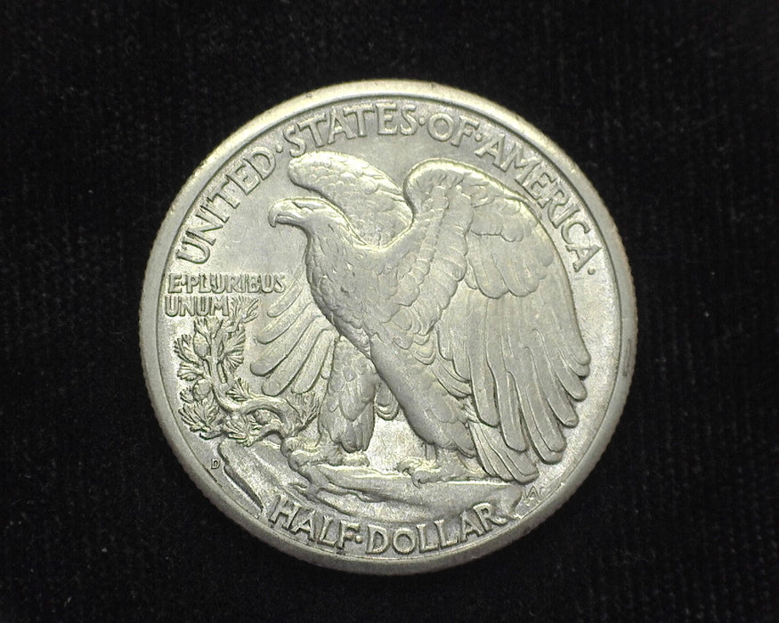 1945 D Liberty Walking Half Dollar AU - US Coin