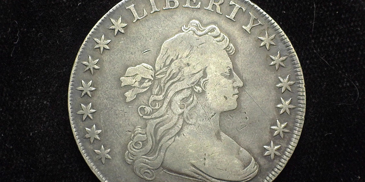 1799 Draped Bust Dollar 13 Stars VF-20 Original even gray color