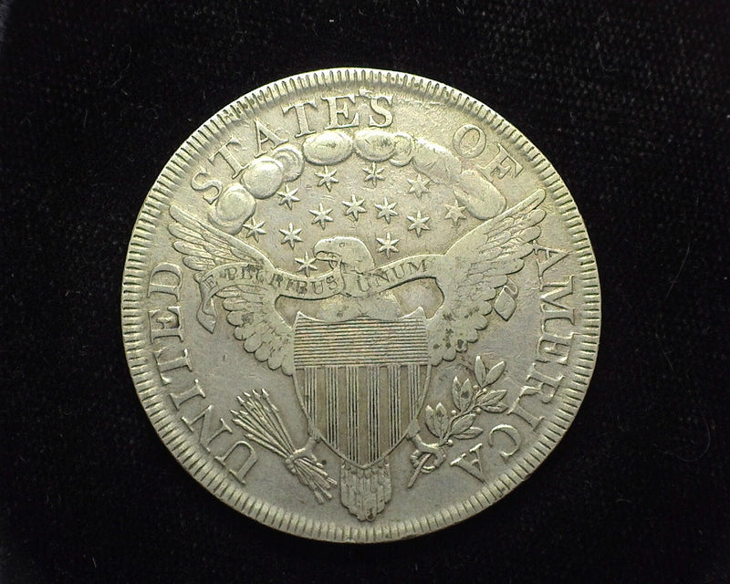 1800 Wide date Low 8 Draped Bust Dollar VF Very slightly lightened color. - US Coin