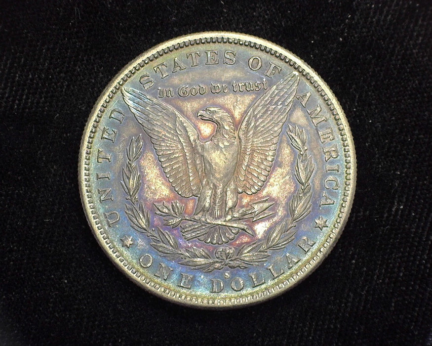 1884 S Morgan Dollar AU Incredibly toned  - US Coin