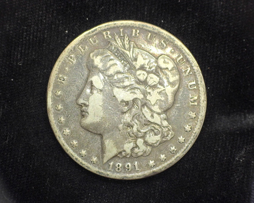 1891 CC Morgan Dollar F - US Coin