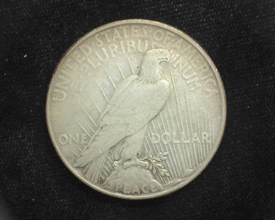 1927 D Peace Dollar VF/XF Scratching - US Coin