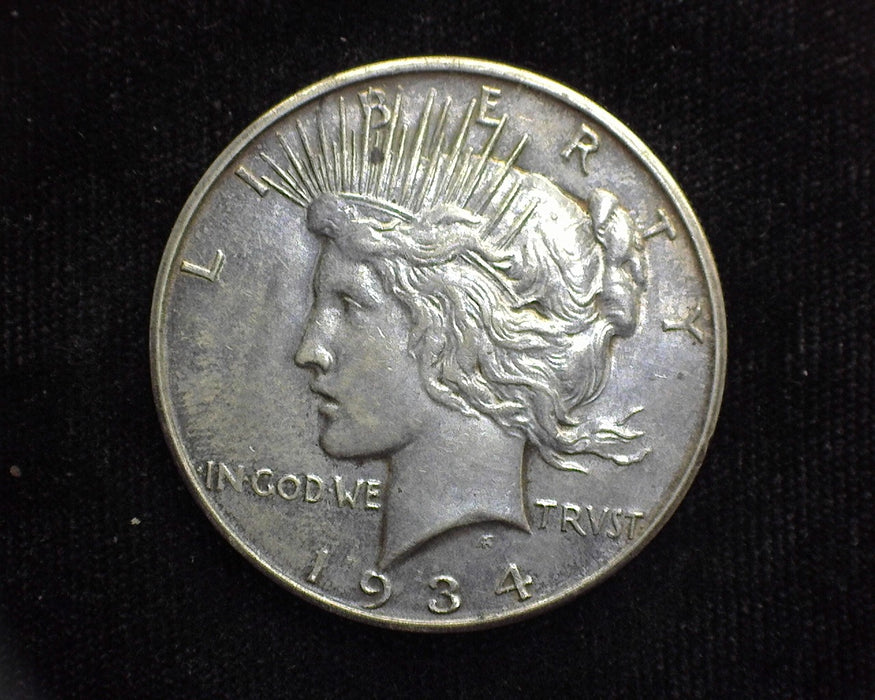 1934 D Peace Dollar AU-58 - US Coin