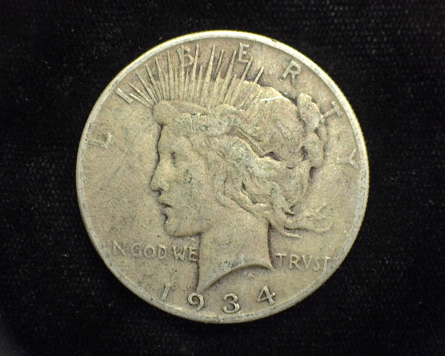 1934 S Peace Dollar F - US Coin