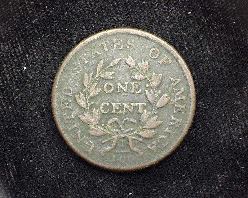 1802 Large Cent Draped Bust Cent VG Environmental damage - US Coin