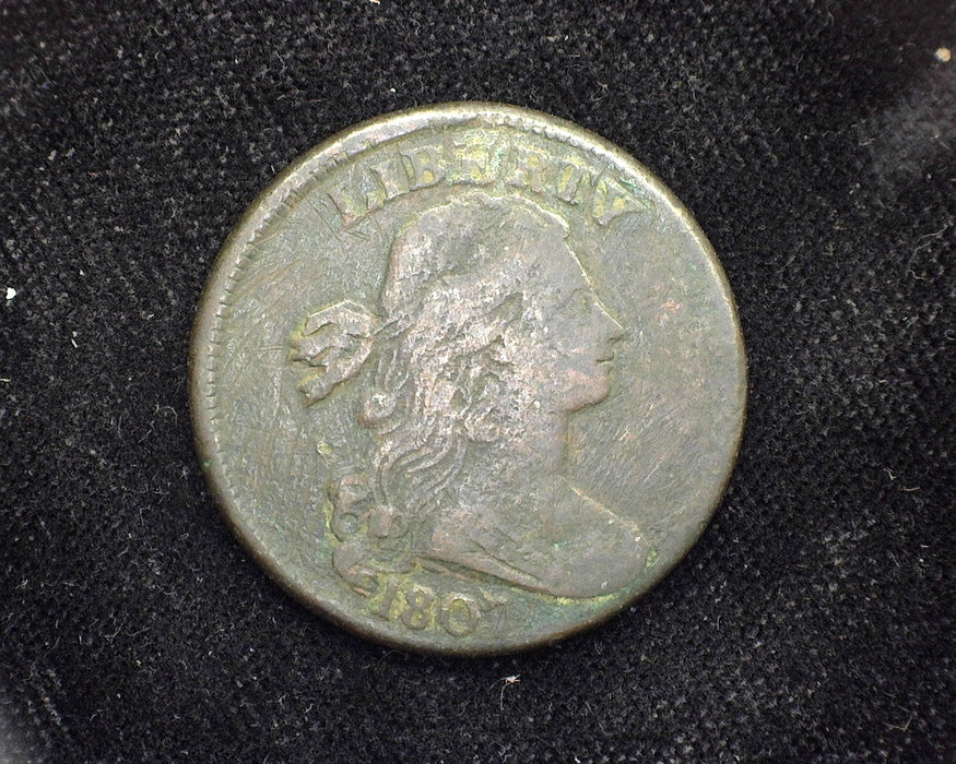 1807 Large Cent Draped Bust Cent VF Slightly bent - US Coin