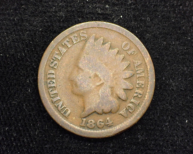 1864 Bronze Indian Head Penny/Cent G - US Coin