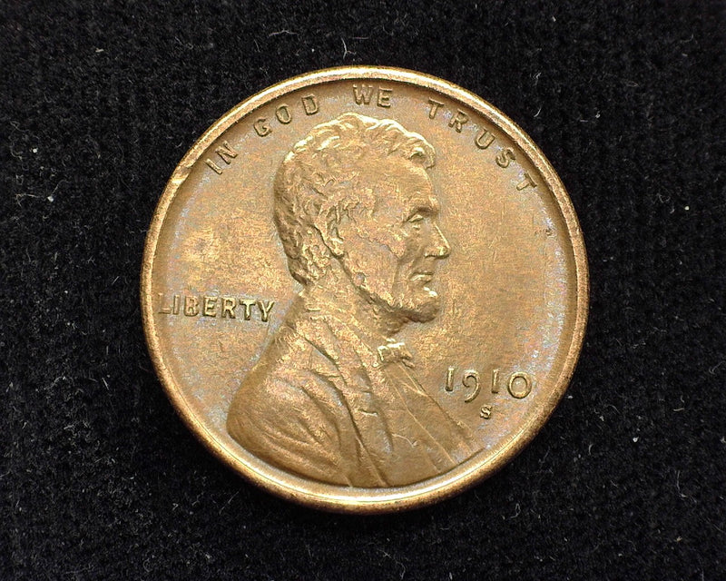 1910 S Lincoln Wheat Penny/Cent VF - US Coin