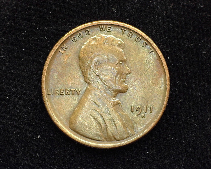 1911 S Lincoln Wheat Penny/Cent VF - US Coin