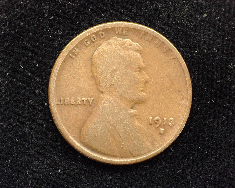 1913 S Lincoln Wheat Penny/Cent G - US Coin