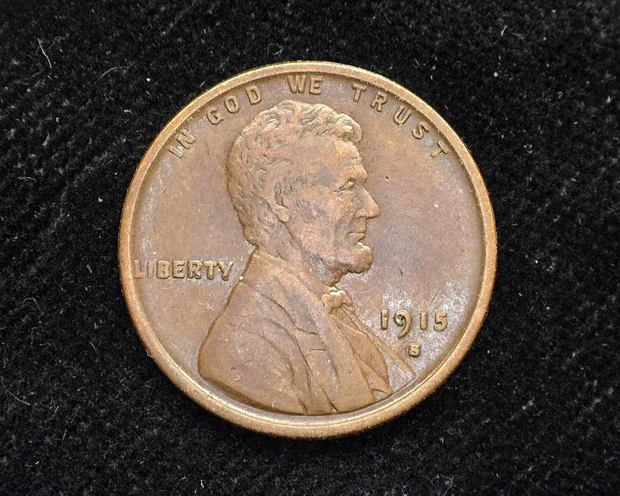 1915 S Lincoln Wheat Penny/Cent VF - US Coin