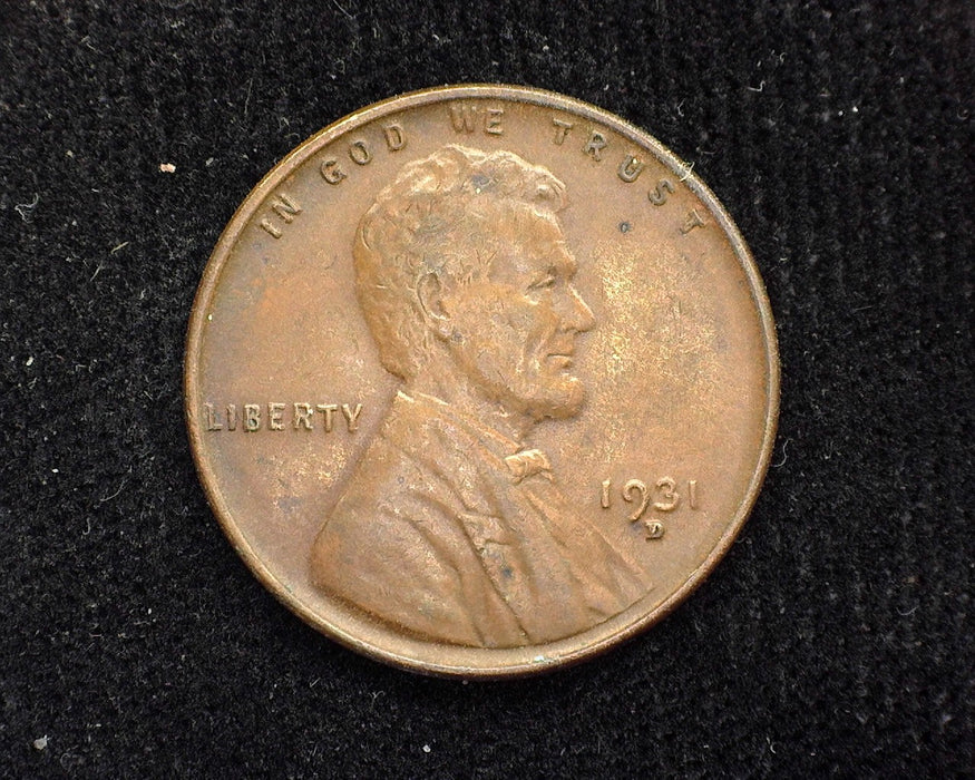 1931 D Lincoln Wheat Penny/Cent XF - US Coin