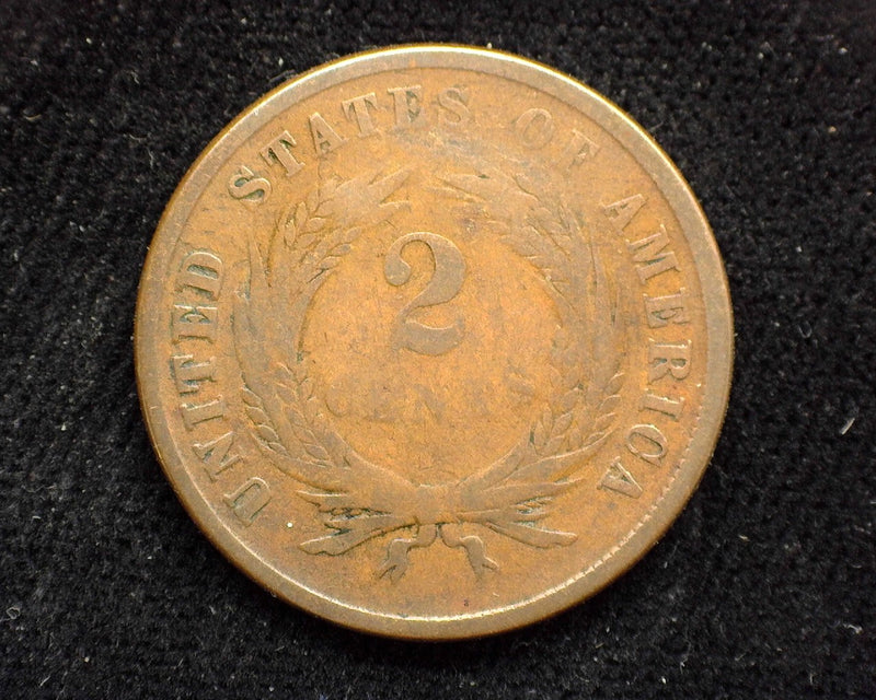 1865 Two Cent Piece G - US Coin
