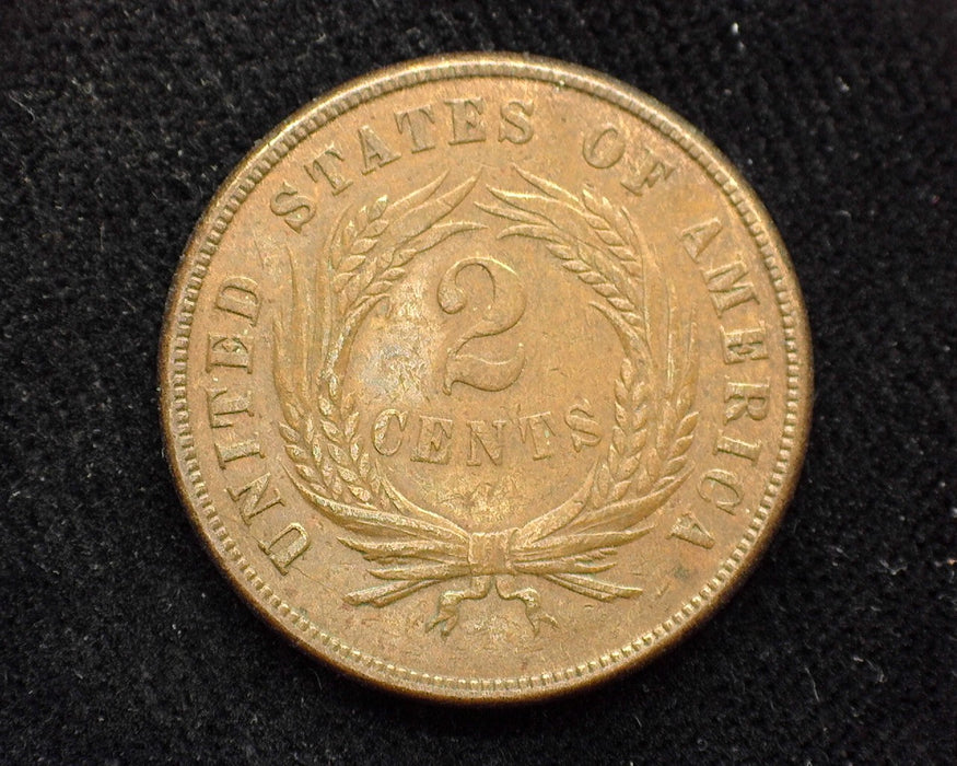 1871 Two Cent Piece XF - US Coin