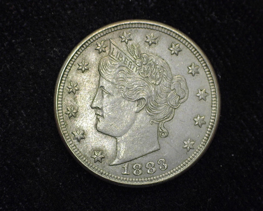 1883 Liberty Head Nickel AU No Cents - US Coin